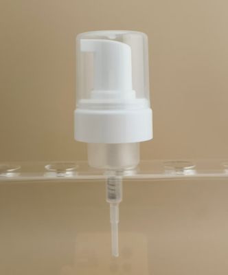 Thiết kế tinh tế Bơm bọt lớn bằng nhựa trắng cho chai sữa tắm
