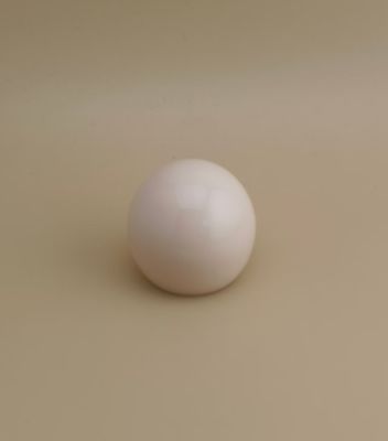 Nắp cầu bằng nhựa màu trắng gạo, nhẵn, dùng cho chai mỹ phẩm