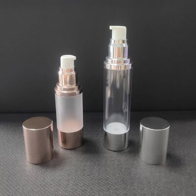 Rose Gold Silver 30ml 50ml máy bơm kem không khí chai thủy tinh 30 ml Twist máy bơm không khí chai