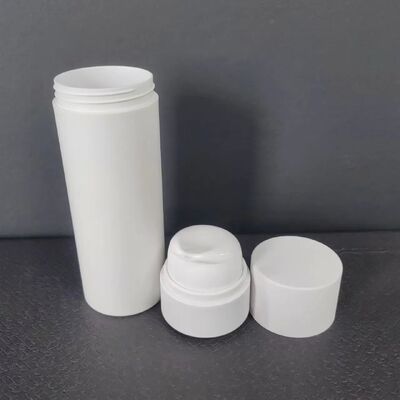 Chất chống nắng Cream Container 30ml Squeeze Pump Chất chống nắng chai mỹ phẩm hình trứng Nhựa tùy chỉnh Rỗng chống nắng trắng
