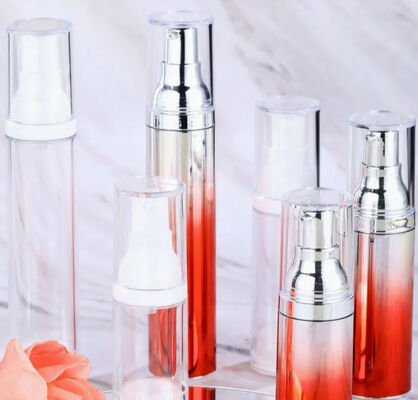 chai bơm không khí rỗng cho lotion chăm sóc da với máy phun bơm