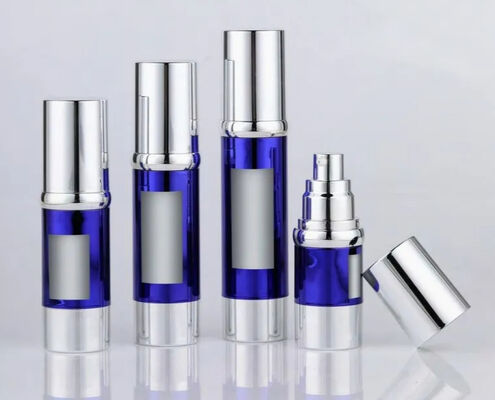 Mỹ phẩm Lotion chăm sóc da kem huyết thanh máy bơm không khí chai chân không nhựa 30ml