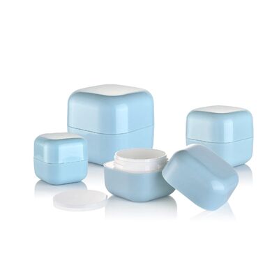 30g bán buôn mỹ phẩm chăm sóc da PP Plastic Square Jar cho kem