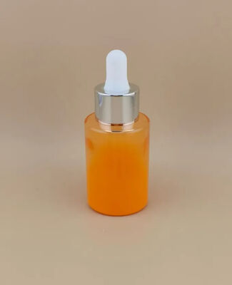 Thiết kế mới rõ ràng thay đổi dần dần màu cam mịn tròn chai nhỏ giọt cho Essence