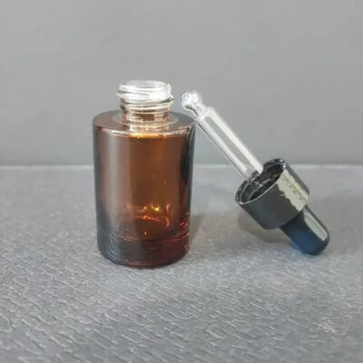 Custom Luxury Clear Empty Glass Bottle Màu sắc tùy chỉnh 15ml chai nhỏ giọt tinh dầu