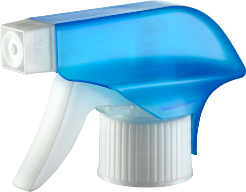 Màu xanh lam trong suốt 28mm Máy phun kích hoạt liều lượng 0,85cc, Bộ kích hoạt tạo bọt