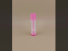 Bao bì kem môi nhỏ mịn mịn trong suốt với nắp màu hồng cho son môi