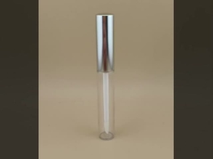 Thiết kế tinh tế Bao bì kem môi rõ ràng với nắp bạc cho son môi