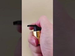 Máy bơm kem màu đen và vàng với in K702-1 cho chai mỹ phẩm