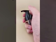 Bơm kem đen bóng vặn ren K201-9 cho chai đựng sản phẩm chăm sóc da