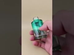 Thiết kế mới Chai thủy tinh xanh trong suốt đậm dần cho Tinh chất