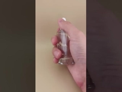 Thiết kế tinh tế Hạch mịn nhỏ hình vuông chai thả nước cho Essence