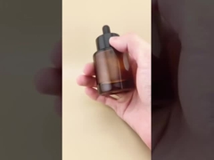 Thiết kế tinh tế, màu nâu trong suốt, chai nhỏ giọt tròn nhẵn dùng cho tinh chất