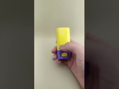 Bao bì kem môi mịn màu vàng và tím cho son môi