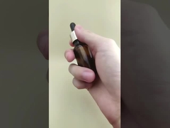 Thiết kế tinh tế Chiếc chai nhỏ màu nâu mịn trơn tròn để chăm sóc da