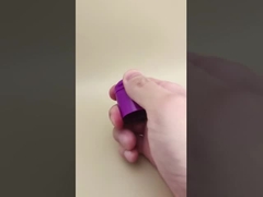 Thiết kế đẹp màu tím nhựa tròn Mũ trơn cho chai mỹ phẩm