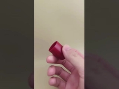 Thiết kế đẹp Nắp nhựa đỏ cho chai sản phẩm chăm sóc da