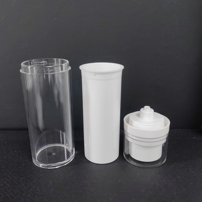 Năng lượng 50ml-120ml chai bơm không khí màu trắng đen trong suốt