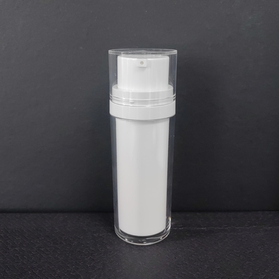 Năng lượng 50ml-120ml chai bơm không khí màu trắng đen trong suốt