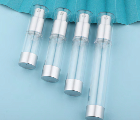 15ml Máy bơm không khí lạnh chai bơm kem nhựa bình hút bụi