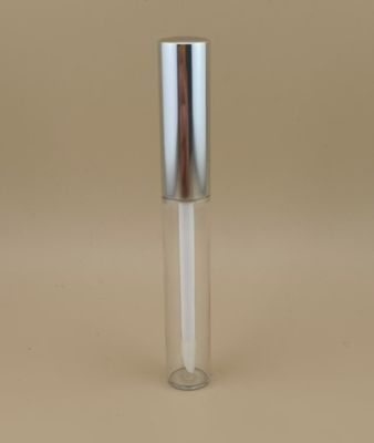 Thiết kế tinh tế Bao bì kem môi rõ ràng với nắp bạc cho son môi