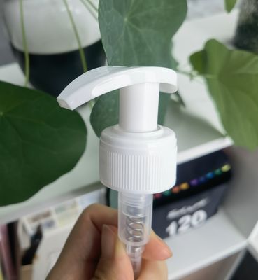 Vòi xịt kem dưỡng da lò xo 316SS thân trắng, vòi xịt kem dưỡng da cổ 24 / 28, tốc độ xả K202-5