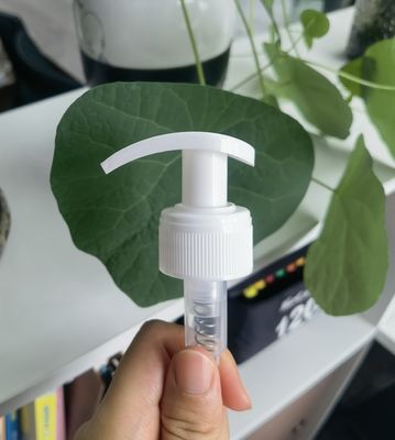 Vòi xịt kem dưỡng da lò xo 316SS thân trắng, vòi xịt kem dưỡng da cổ 24 / 28, tốc độ xả K202-5