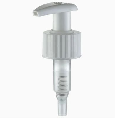 Máy bơm kem PP Khép râu mịn Khóa đầu yên Máy bơm kem khóa vít bằng nhựa