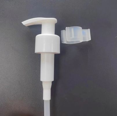 Bơm phân phối lotion bằng vật liệu PP tùy chỉnh màu xanh lá cây với khóa kẹp cho xà phòng lỏng, lotion chăm sóc da