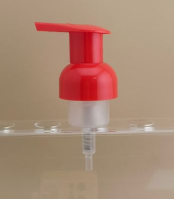 Thiết kế tinh tế Máy bơm bọt nhựa màu đỏ cho chai dầu gội