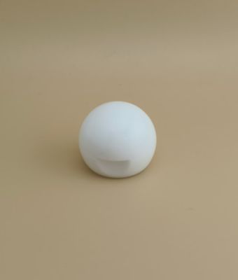 Nắp cầu bằng nhựa trắng, nhẵn cho chai mỹ phẩm