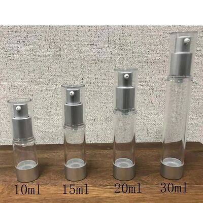 10ml 15ml Mini máy bơm không khí chai PP nhựa mắt huyết thanh kem không khí chai
