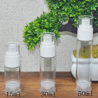 Lotion nhựa rỗng không khí mặt huyết thanh máy bơm chai để chăm sóc da bao bì không khí 50ml