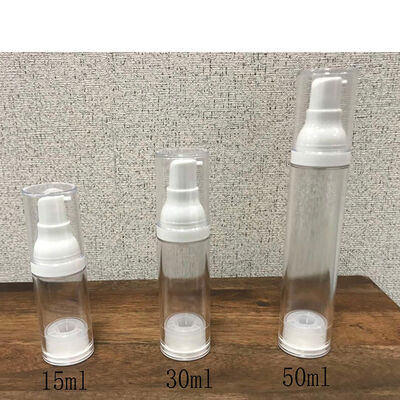 Lotion nhựa rỗng không khí mặt huyết thanh máy bơm chai để chăm sóc da bao bì không khí 50ml