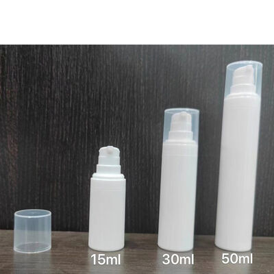 Bạch đen huyết thanh nhựa 50ml máy bơm không khí chai PP để bán