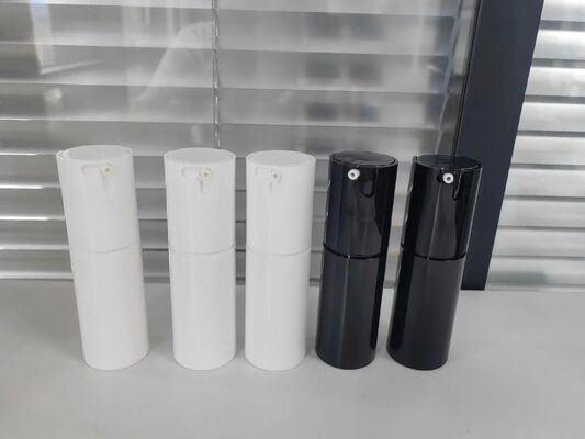 Bạch đen huyết thanh nhựa 50ml máy bơm không khí chai PP để bán