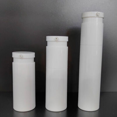 Luxury Custom White Matt Twist không khí máy bơm chai 30ml nhựa máy bơm chai với đầu máy bơm ABS