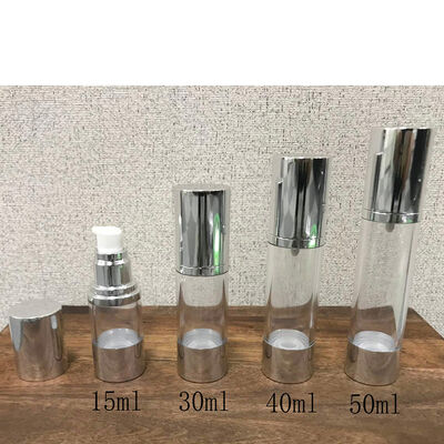 15ml 30ml 40ml 50ml Mỹ phẩm Chai không có không khí Kem dưỡng thể kín khí Chai bơm không có không khí