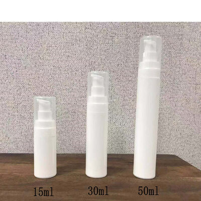 30ml PP nhựa vòng xi lanh chai không khí Clear Cap PP không khí bơm chăm sóc da