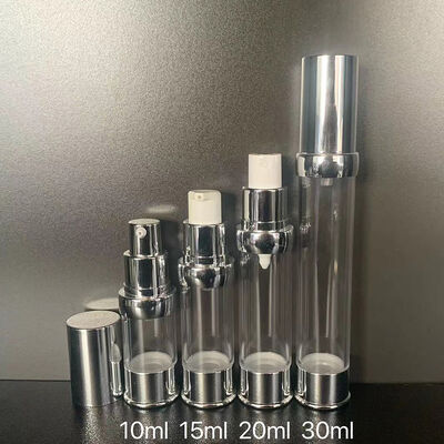 30ml 50ml trắng rõ ràng không khí máy bơm chai chân không Lotion mỹ phẩm máy bơm chai