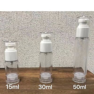 Đen PP không khí chai Mini Sample không khí máy bơm chai 30ml cho kem kem