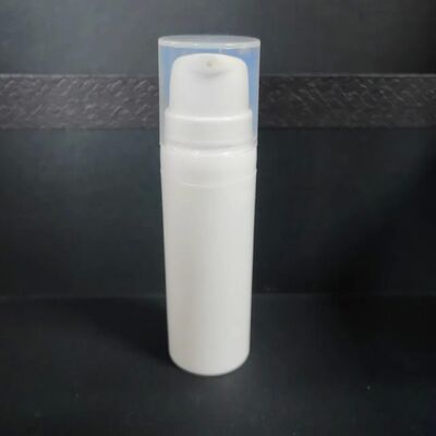 Bao bì mỹ phẩm 30ml Máy bơm không khí chai nhựa màu trắng chai kem bơm PP chai