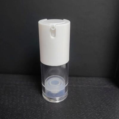 Bao bì mỹ phẩm 30ml Máy bơm không khí chai nhựa màu trắng chai kem bơm PP chai