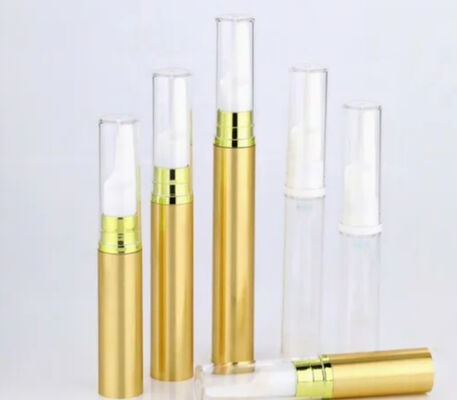Máy bơm kem nhựa không khí chai chân không với nắp bơm Bao bì mỹ phẩm K18-2 5ml 10ml 12ml 15ml