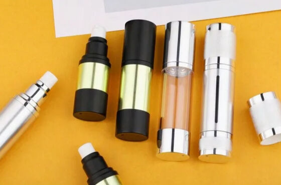 Cosmetic Plastic Vacuum Airless Bottle for Skincare Cream Serum Lotion (Nhiệm dưỡng da bằng kem huyết thanh)