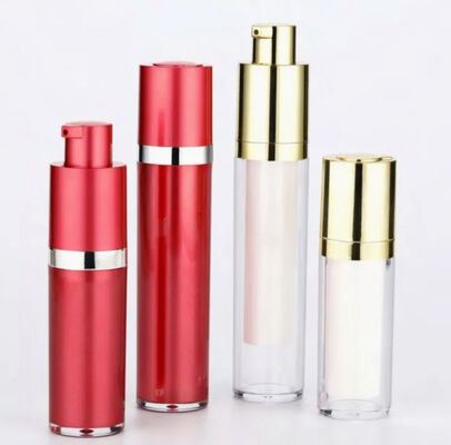 Mỹ phẩm Lotion chăm sóc da kem huyết thanh máy bơm không khí chai chân không nhựa 30ml