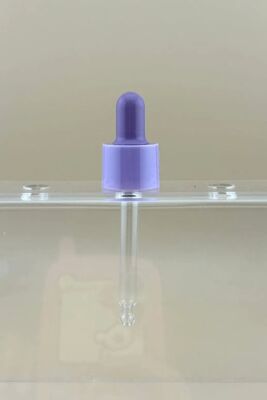 Tùy chỉnh 18/412 chai tinh dầu thủy tinh ống nhỏ giọt nhựa PP nhỏ giọt mịn