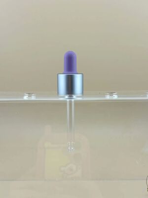Essence Oil Skin Care Rubber Ribbed Dropper với ống kính có chiều dài điều chỉnh