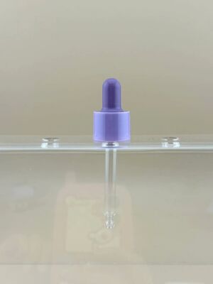 Essence Oil Skin Care Rubber Ribbed Dropper với ống kính có chiều dài điều chỉnh
