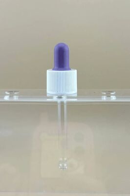 Essence Oil Skin Care Rubber Ribbed Dropper với ống kính có chiều dài điều chỉnh